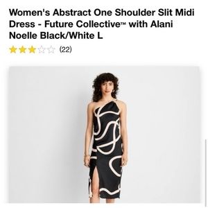 Abstract 1 shoulder slit dress by FutureCollective by Alani Noelle sold. Size 1X
